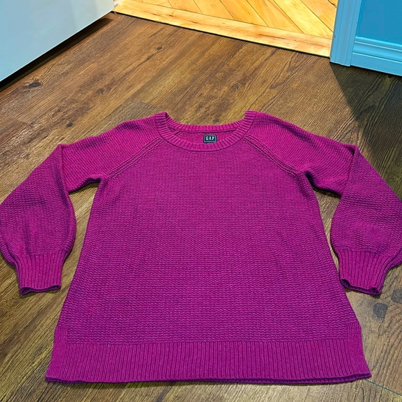 Pink/purple GAP Crewneck Sweater Size M - Picture 1 of 3